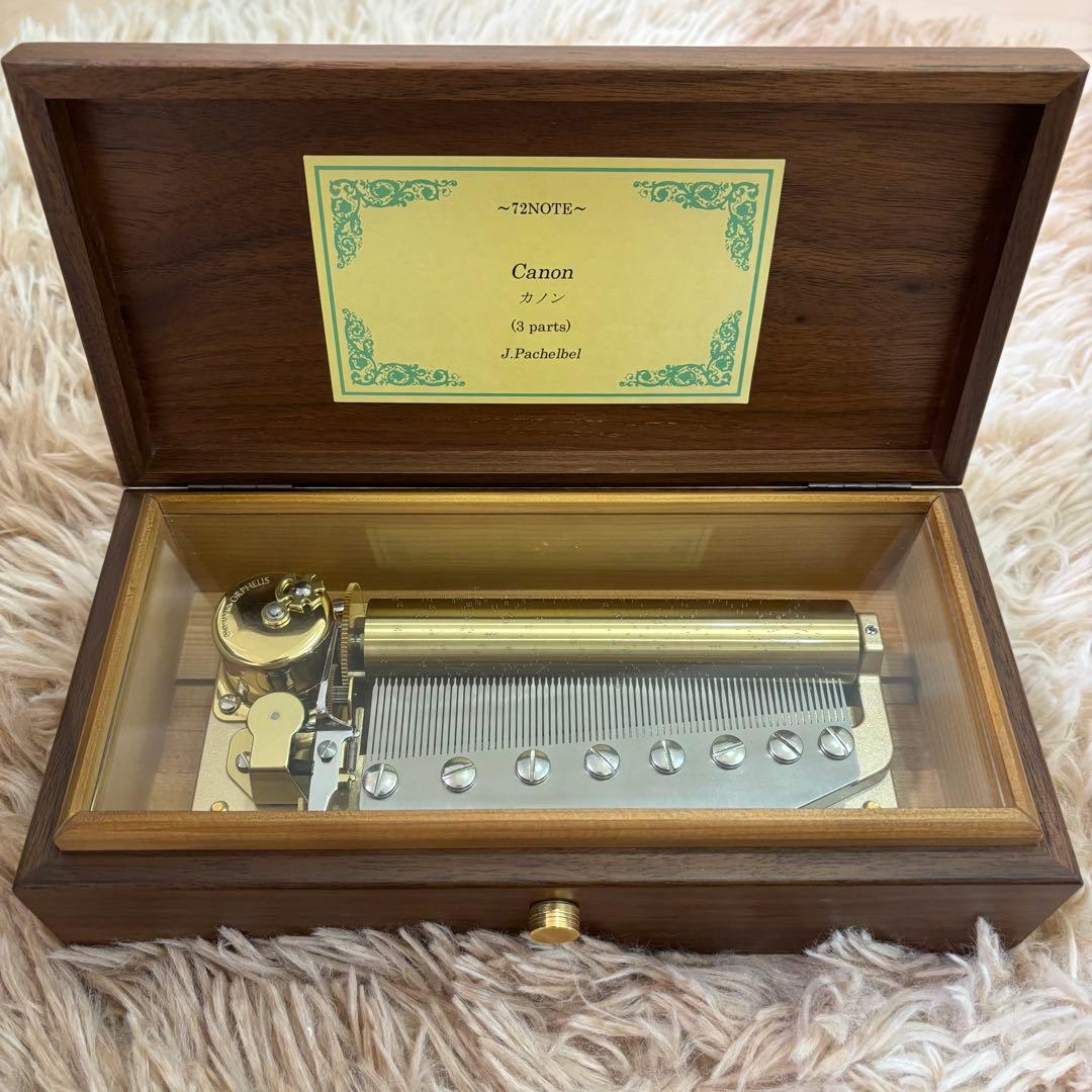 ORPHEUS サンキョー オルゴール カノン 72弁