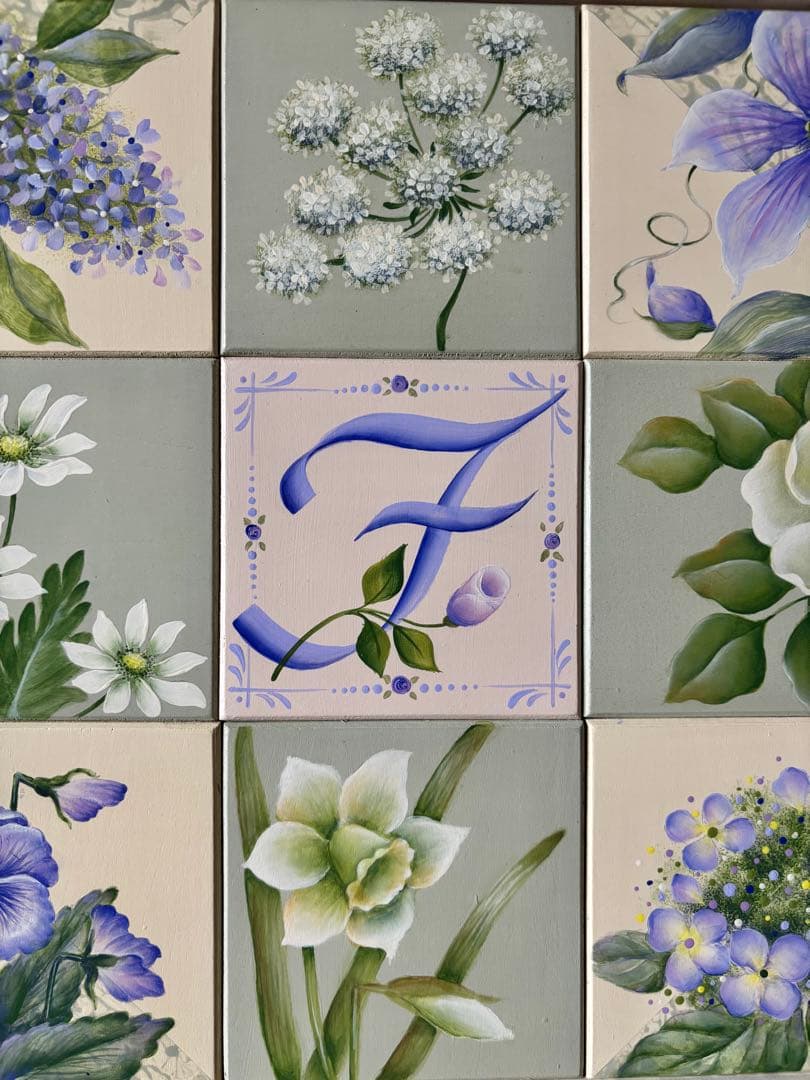 トールペイント壁掛け９枚サンプラー