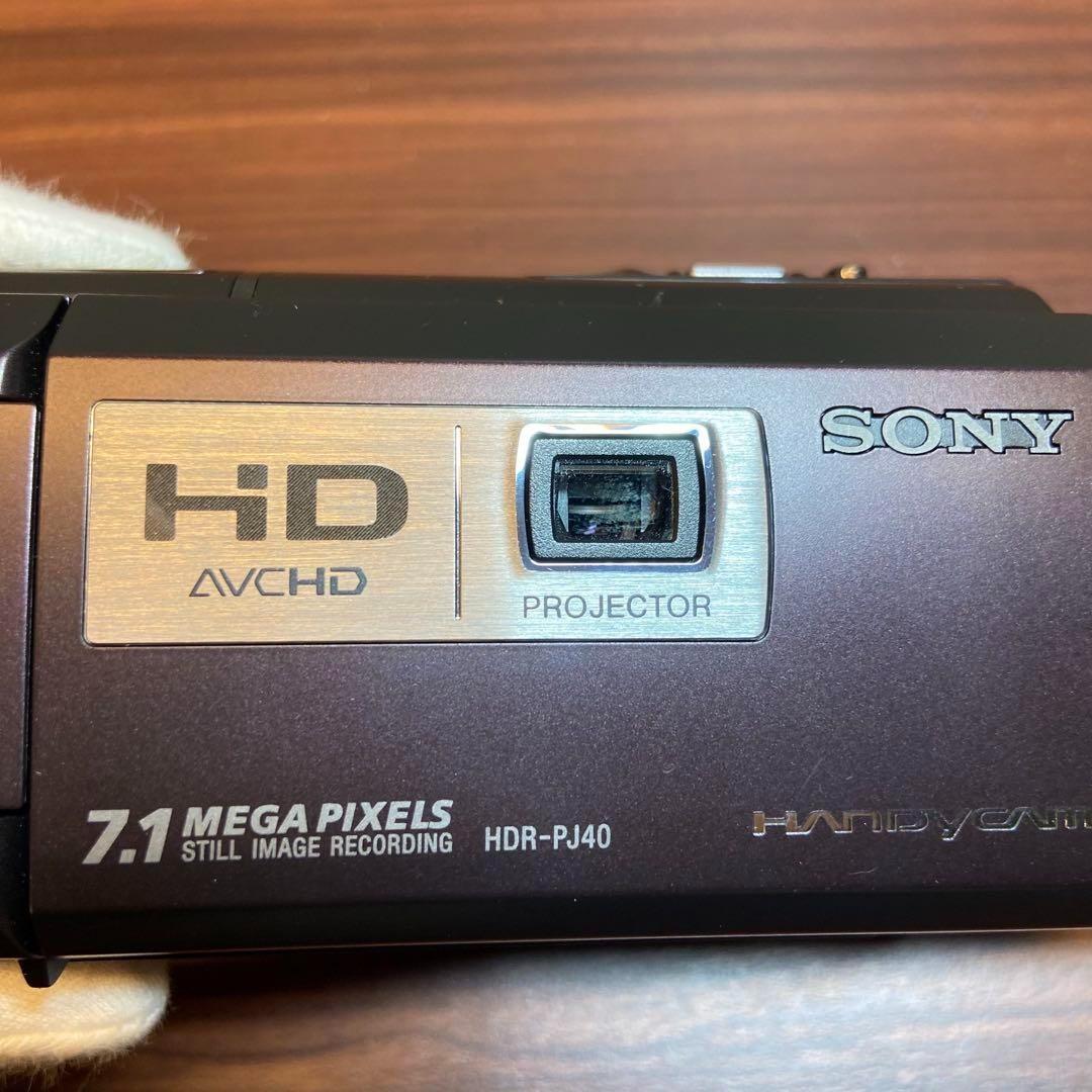 SONY ビデオカメラ HDR-PJ40V ビデオカメラ ほぼ新品 3467