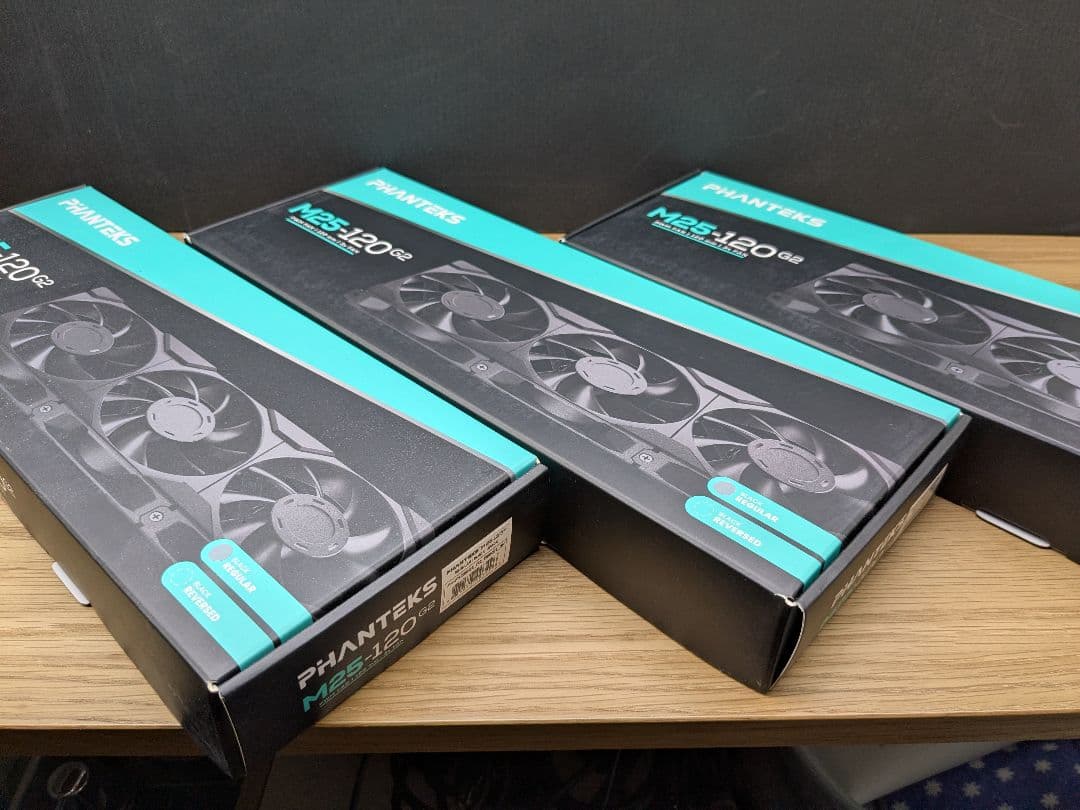 PHANTEKS ケースファン M25G2-120 3in1(x3) 計9基