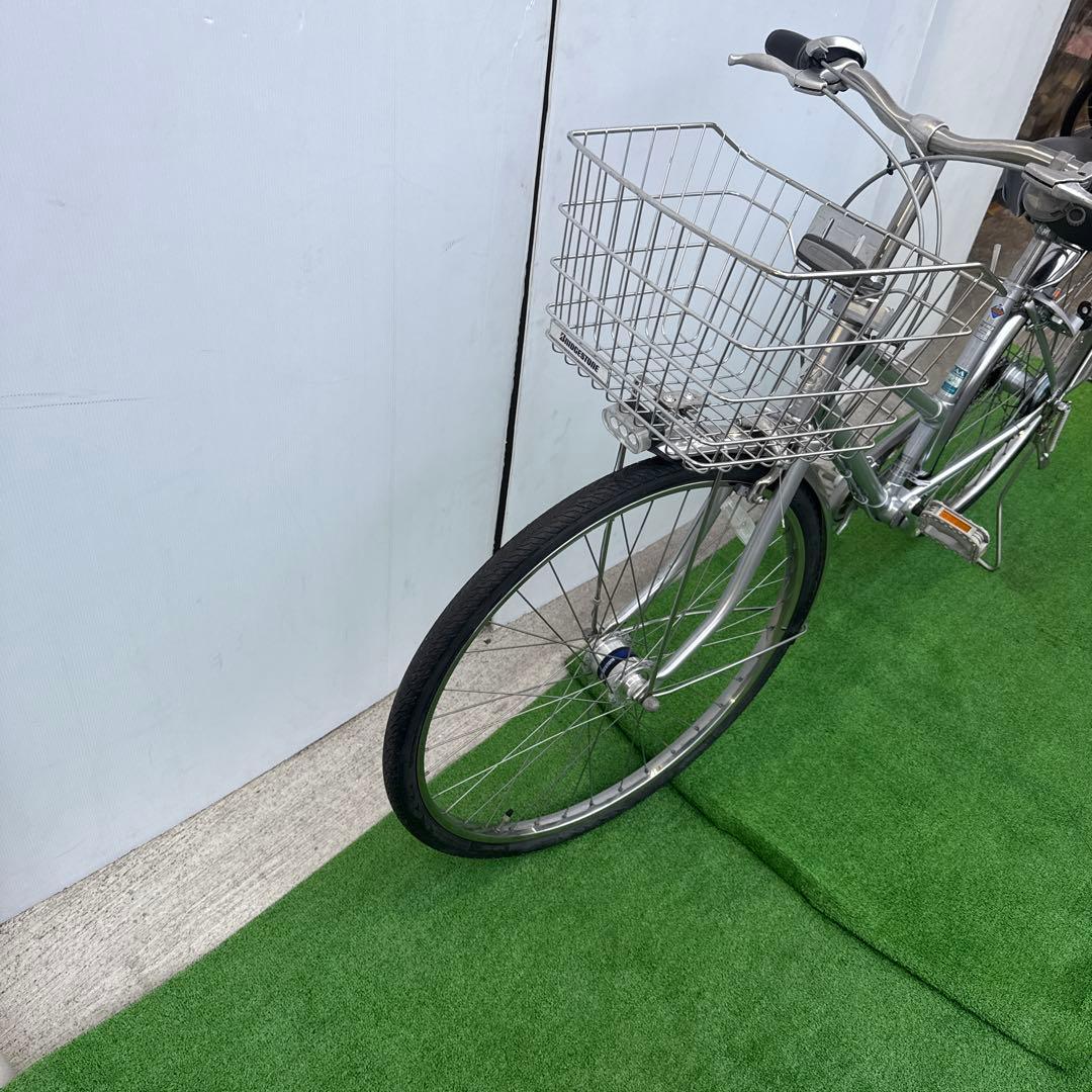 ブリヂストン 自転車26インチ 内3速 シルバー【引き取り限定】