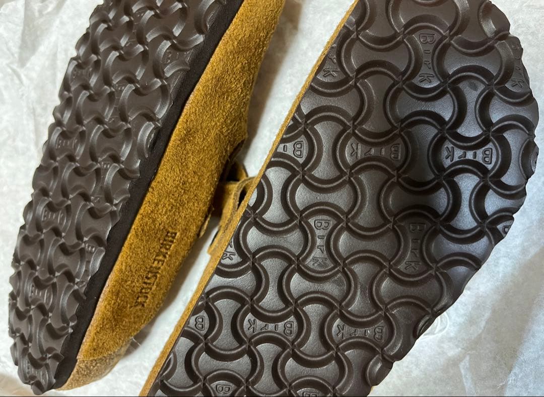 1/25まで 新品タグ付 BIRKENSTOCK Boston ミンク 38