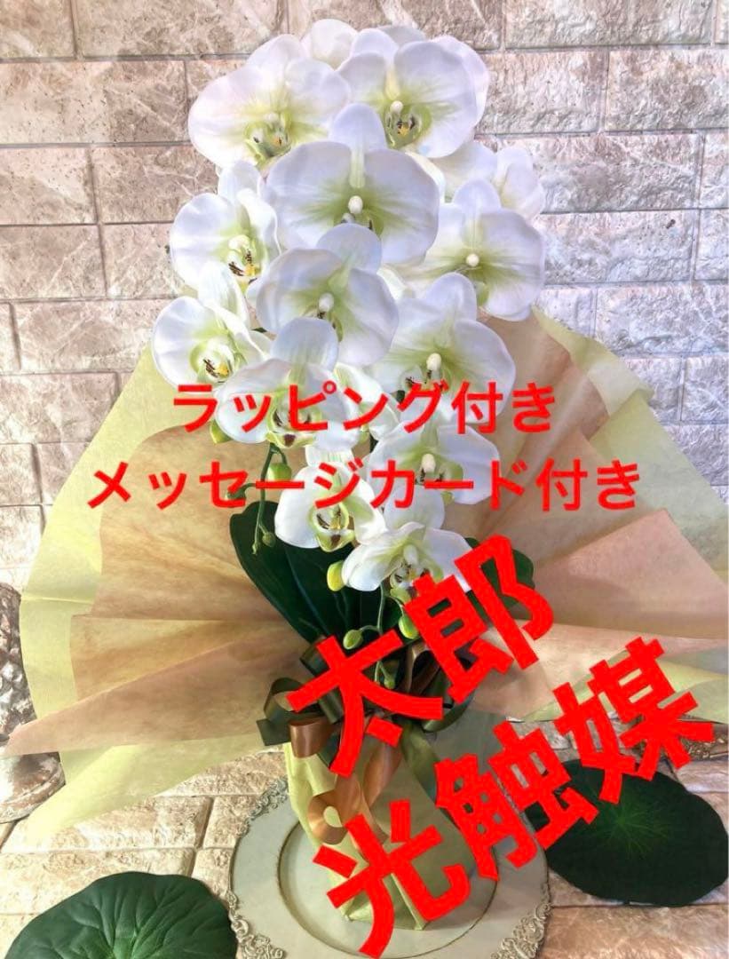 光触媒　人工観葉植物　ウォールグリーン　フェイクグリーン　リアル胡蝶蘭70hg