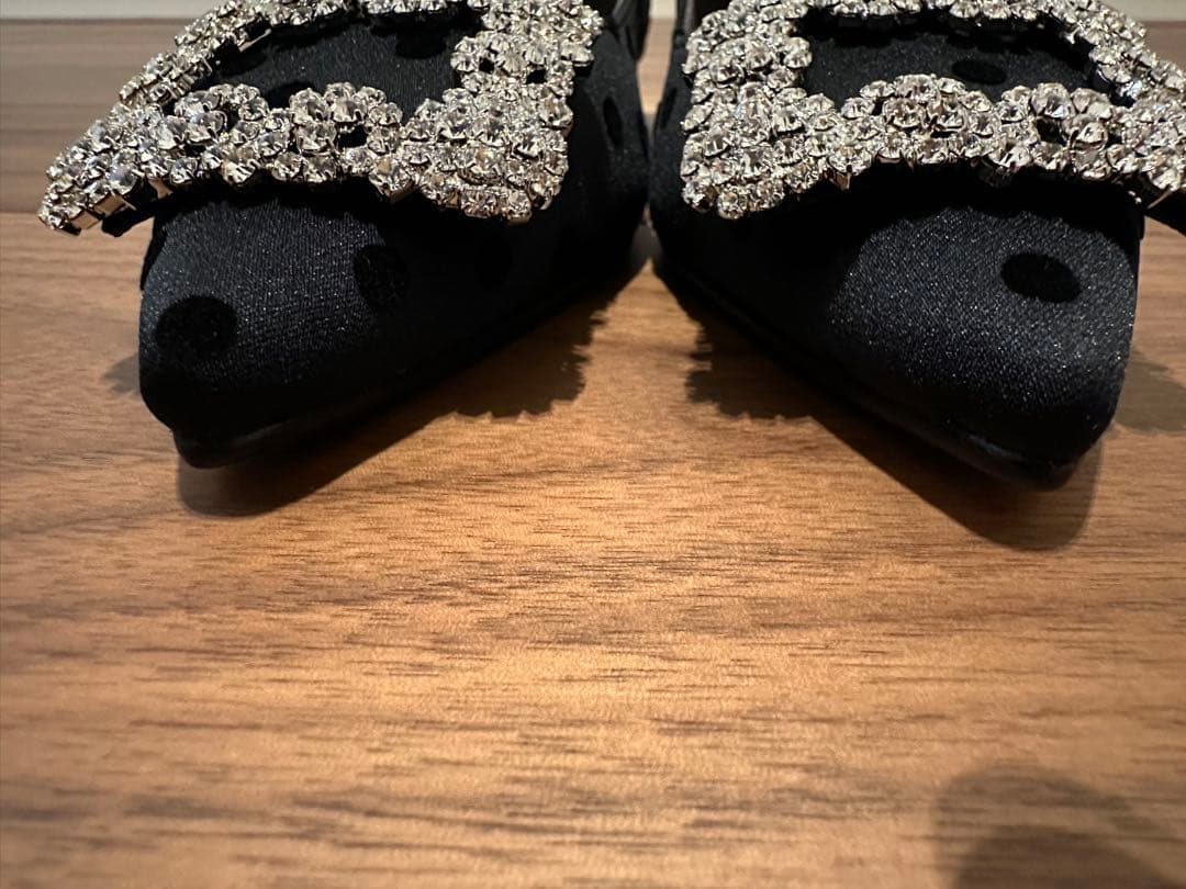 OHGA ドットビジューパンプス　22.5cm