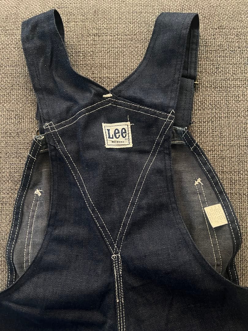 希少 60s70s Lee ヴィンテージインディゴオーバーオール USA製