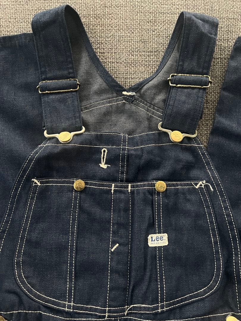 希少 60s70s Lee ヴィンテージインディゴオーバーオール USA製