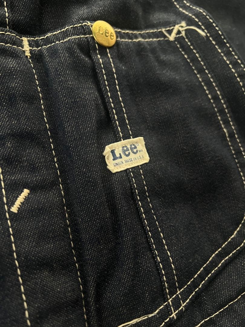 希少 60s70s Lee ヴィンテージインディゴオーバーオール USA製