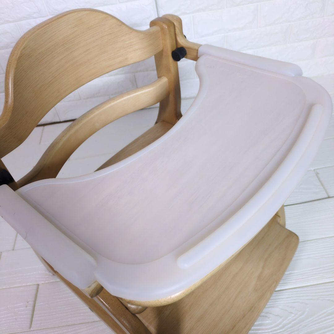 ◎未使用級◎　大和屋 　すくすくローチェアⅡ NA 木製　◎テーブルカバー付き◎