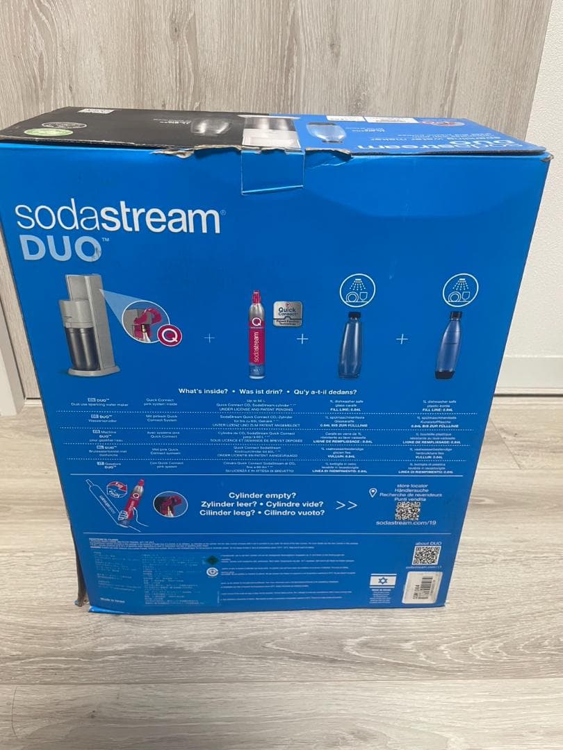 ソーダストリーム sodastream DUO 炭酸水メーカー 外箱破損あり