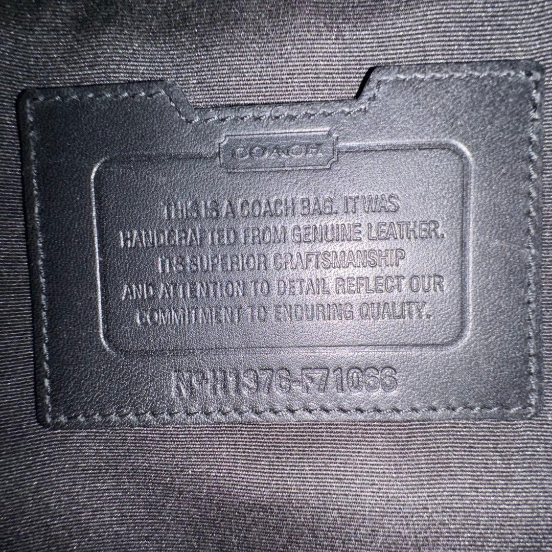 美品 コーチ ビジネスバッグ ショルダーバッグ ブリーフケース F71066