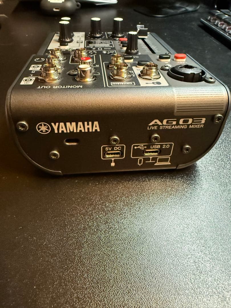 YAMAHA AG03 MK2 通線なし ほぼ未使用 ブラック
