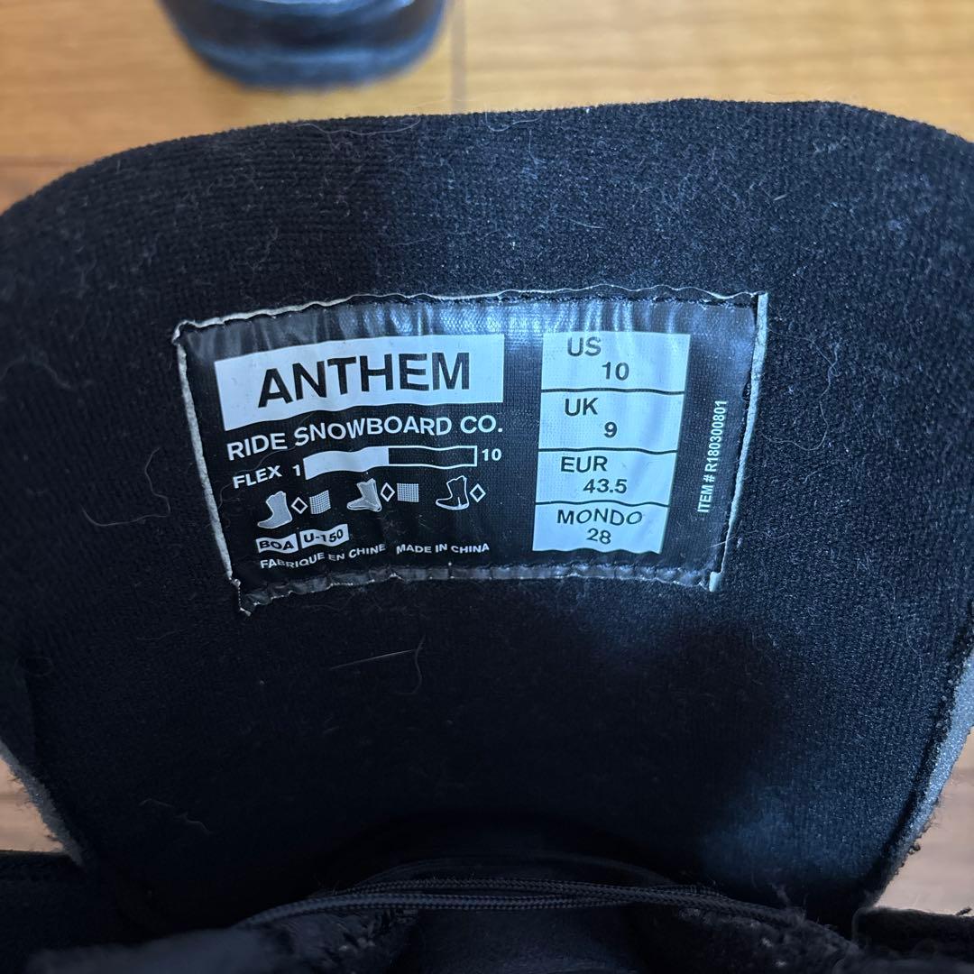 RIDE ANTHEM スノーボードブーツ メンズ
