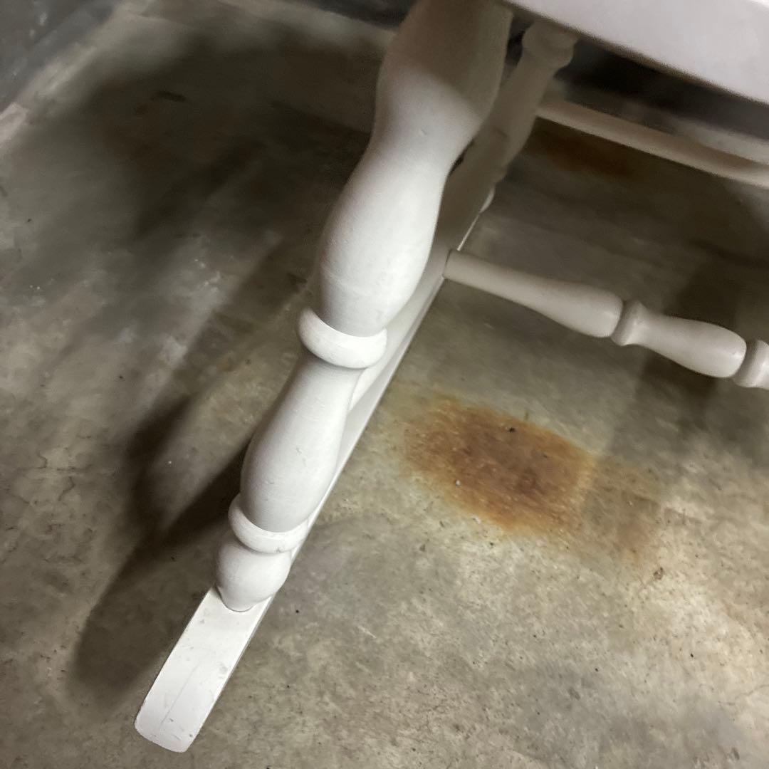 アンティーク ASAHI KYOUHAN ロッキングチェア　ホワイト 椅子 イス