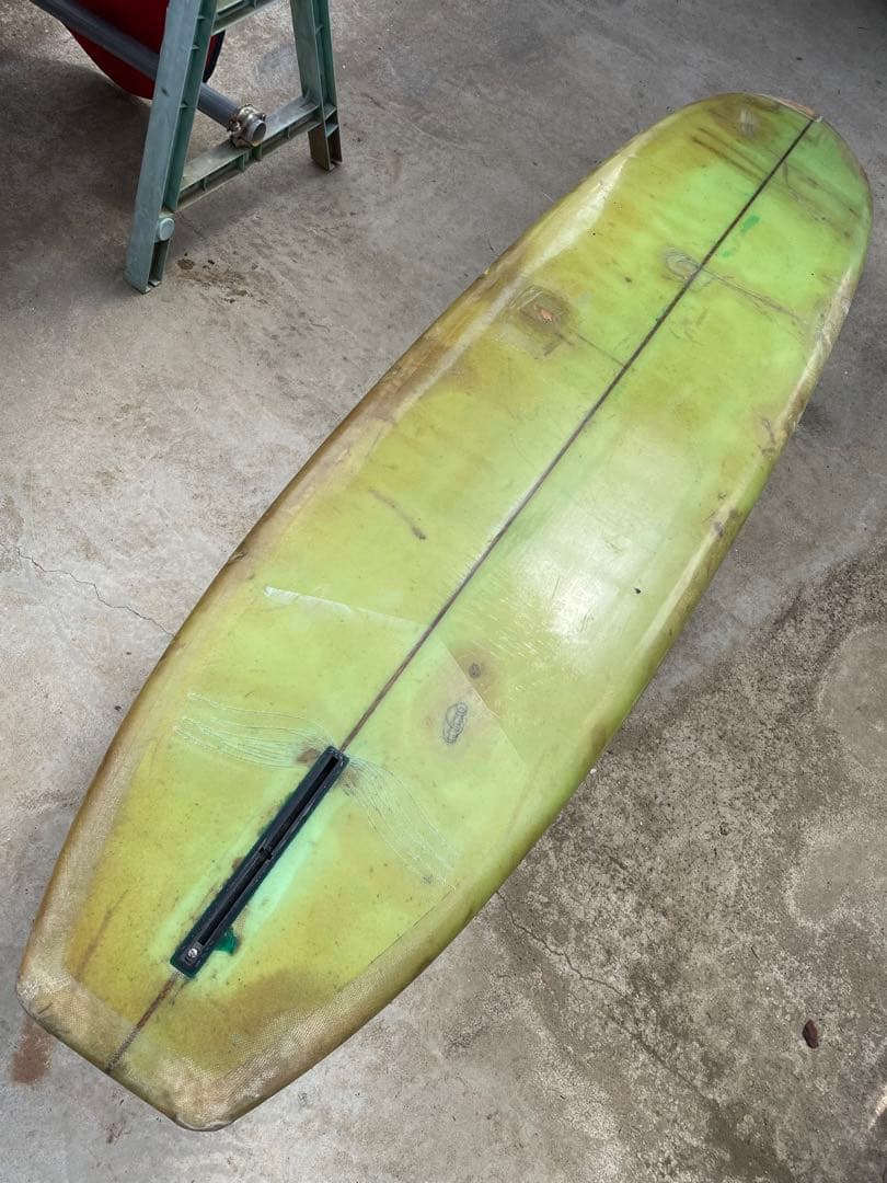 TEDサーフボード　ビンテージ　ミッドレングス　シングル　テッド　7.4f