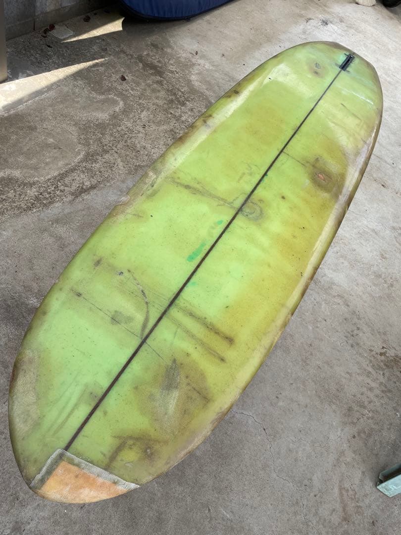 TEDサーフボード　ビンテージ　ミッドレングス　シングル　テッド　7.4f