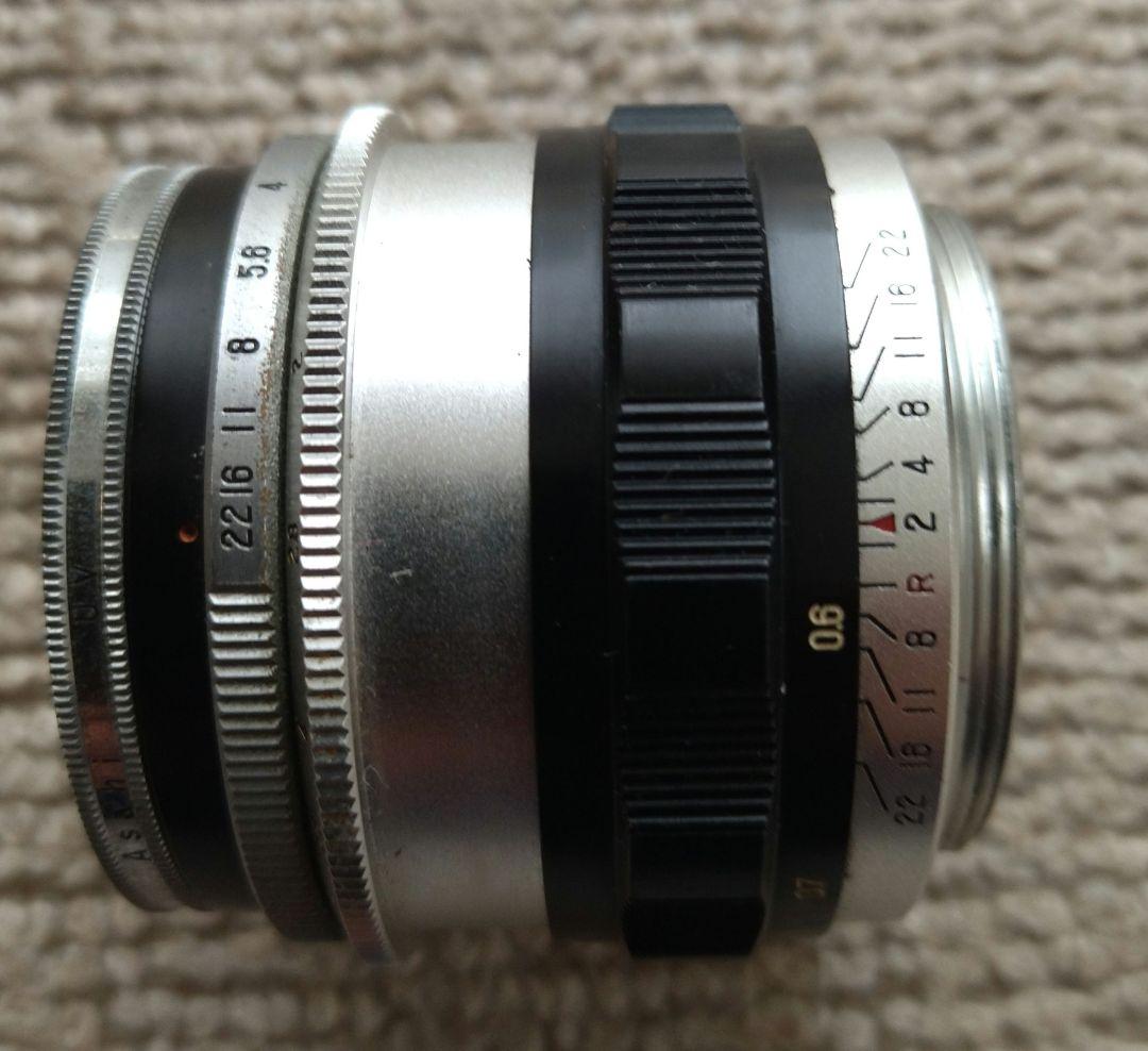 【貴重!】アサヒ　タクマー（Takumar）レンズ　1:2 f=58mm