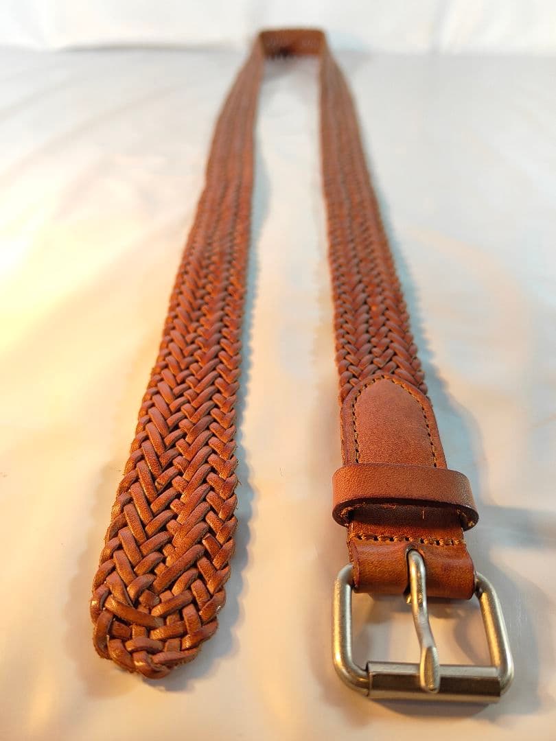 【美品】MHL マーガレットハウエル　高級レザーベルト 本革/牛革 英国製正規品