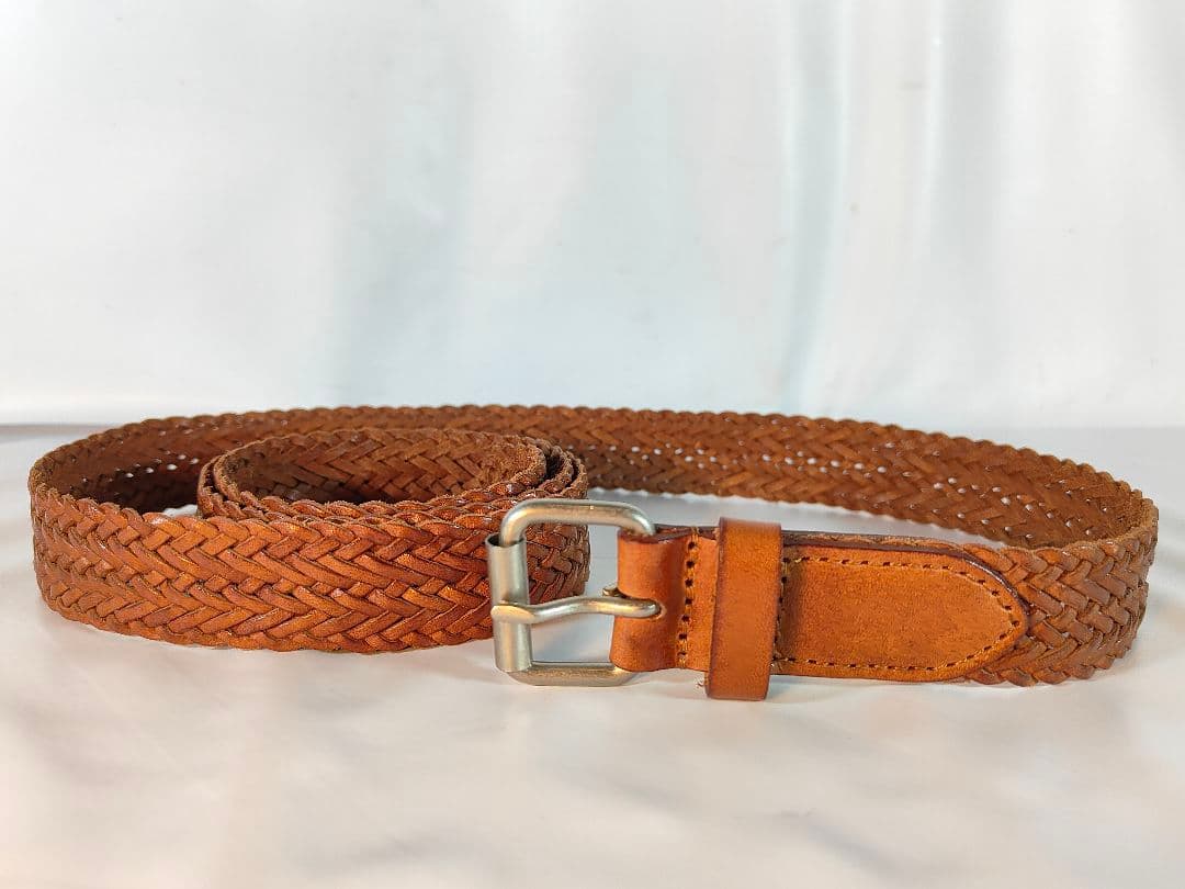 【美品】MHL マーガレットハウエル　高級レザーベルト 本革/牛革 英国製正規品