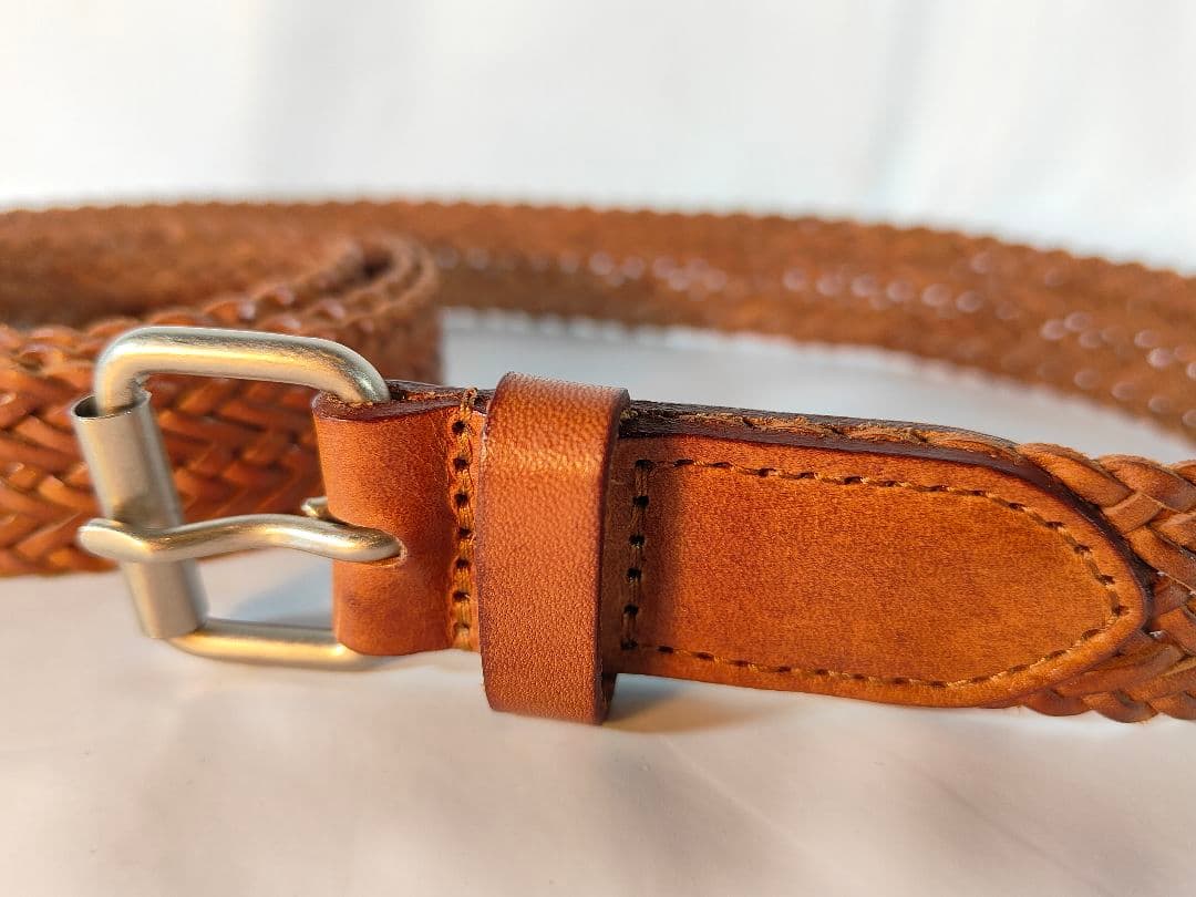 【美品】MHL マーガレットハウエル　高級レザーベルト 本革/牛革 英国製正規品