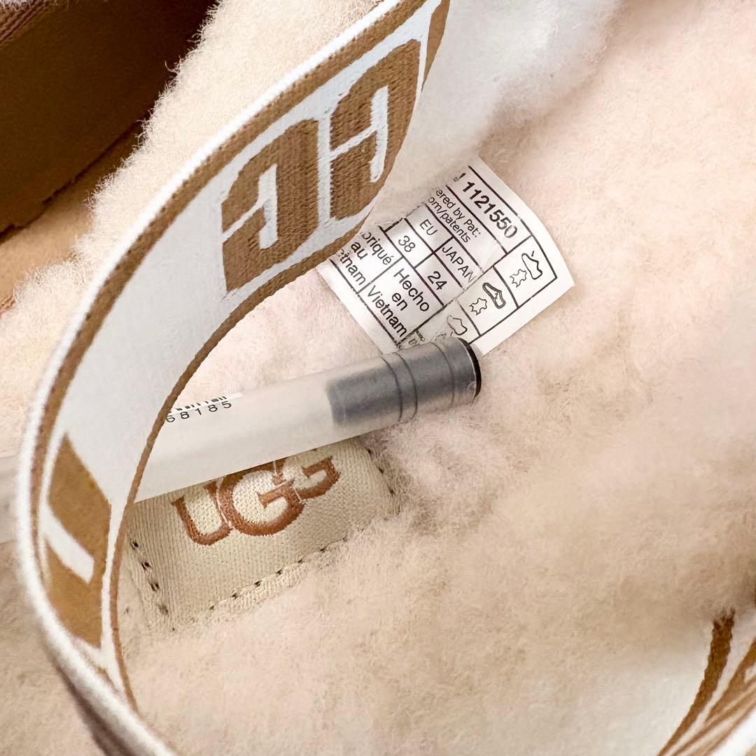 UGG ディスコ クロス スライド　厚底サンダル 24cm