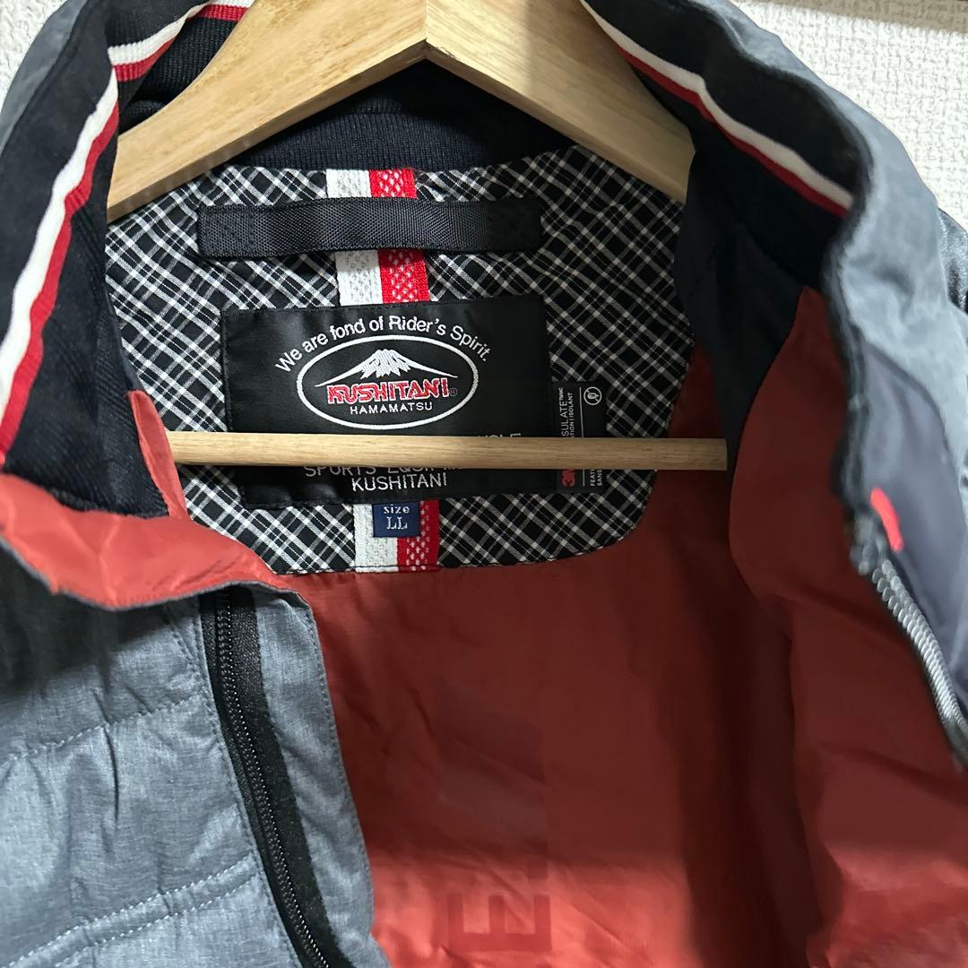 KUSHITANI ガルジャケット 黒/赤/白