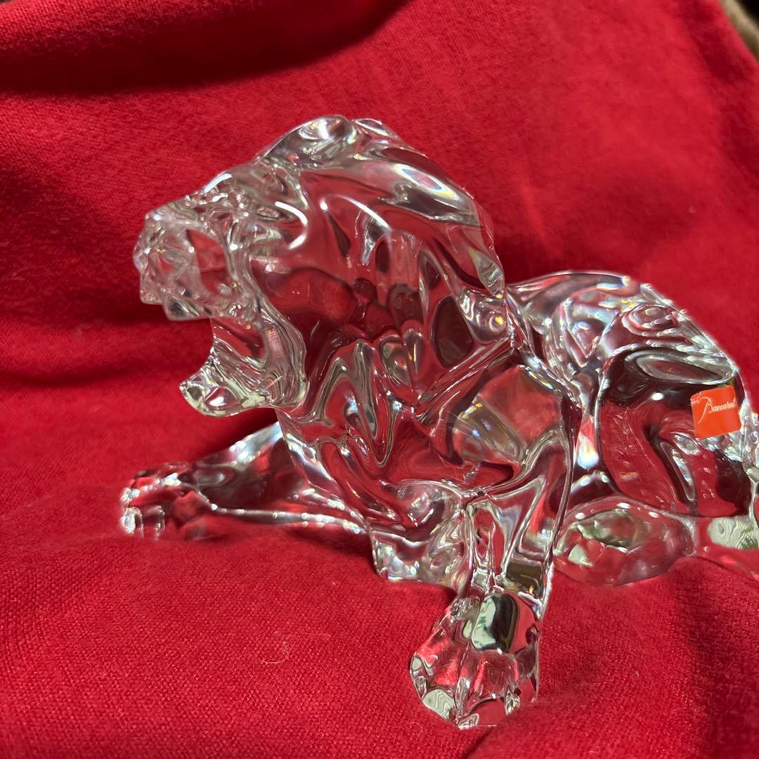 BACCARAT バカラ ライオン 置物