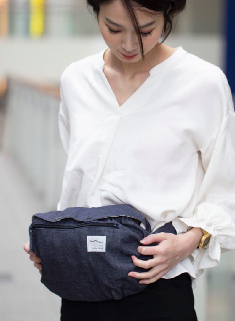 【セット】美品／sun&beach denim navy(OM-1) 抱っこ紐