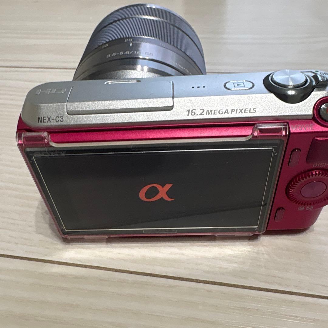 ‼️ピンク‼️SONY NEX-C3 ダブルレンズキット動作確認済み　箱付き