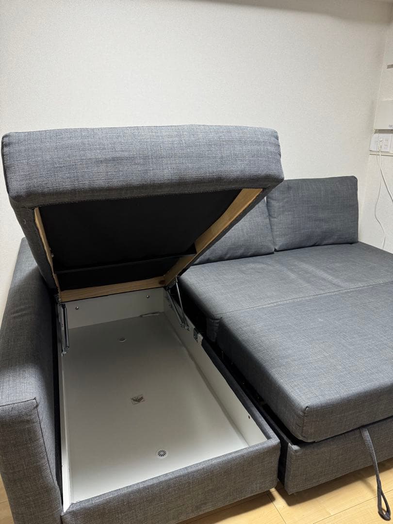 IKEAフリーヘーテン　グレーL字