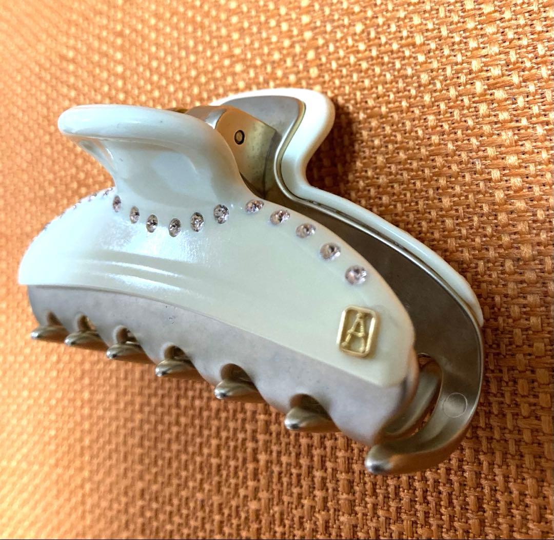 ストーン付き　M ヘアクリップ ALEXANDRE PARIS