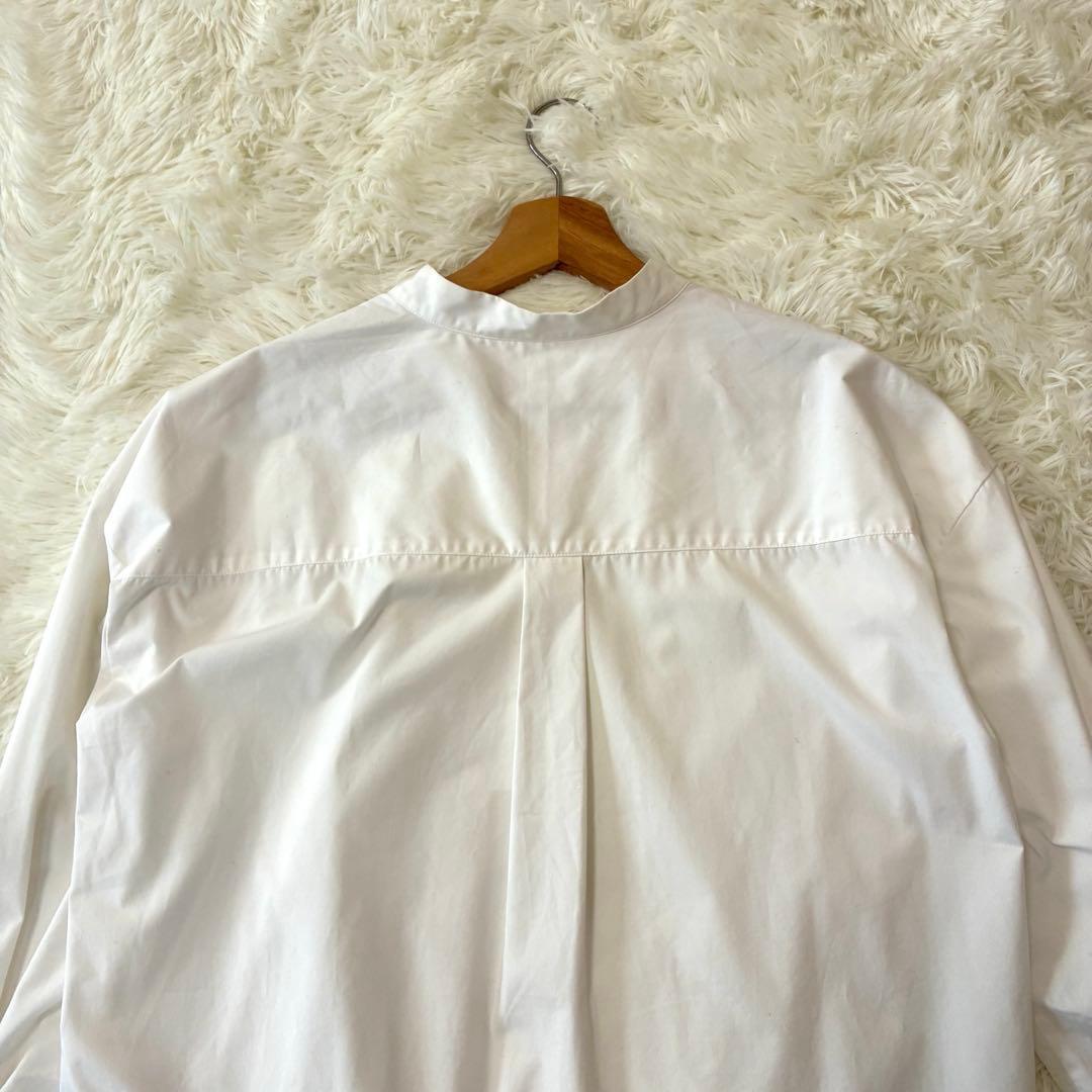 美品✨ ソージュ soeju バンドカラー　シャツ　オーバーサイズ　ホワイト