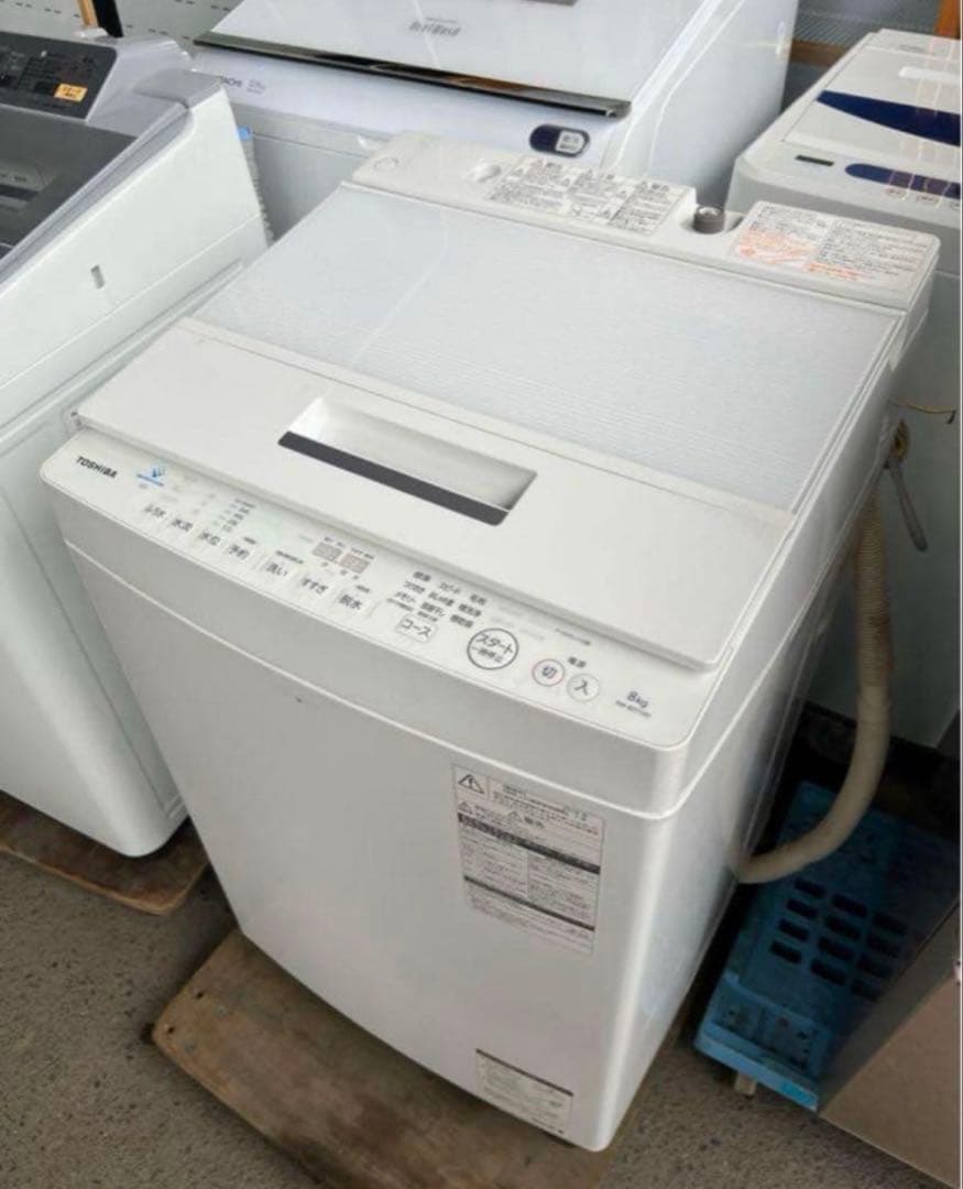 2018年式 8kg TOSHIBA 洗濯機 AW-8D7