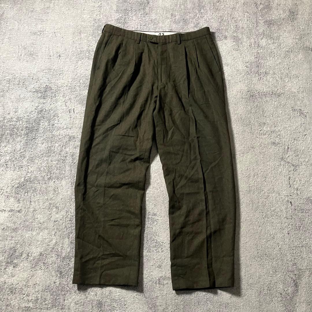 ※時計・ブレスレット付00sRETREAT立体編みニットオリーブJDEEN