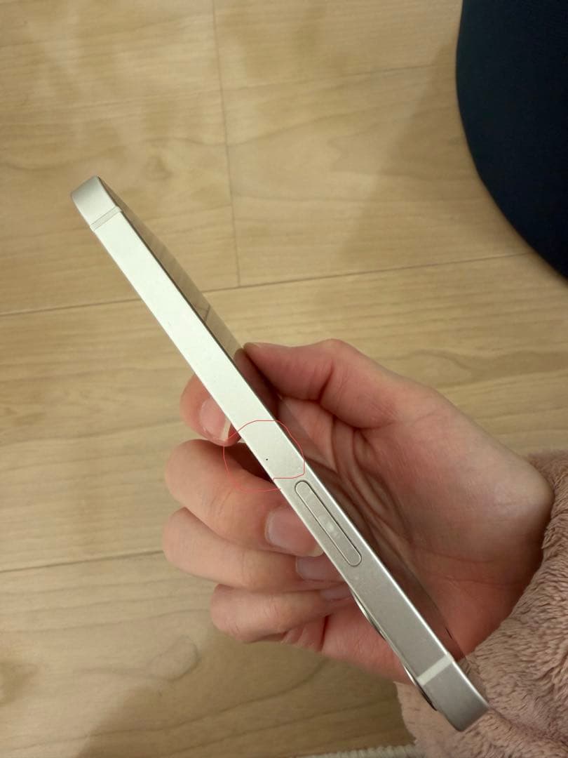 iphone12mini 128gb ホワイト　本体　バッテリー84%