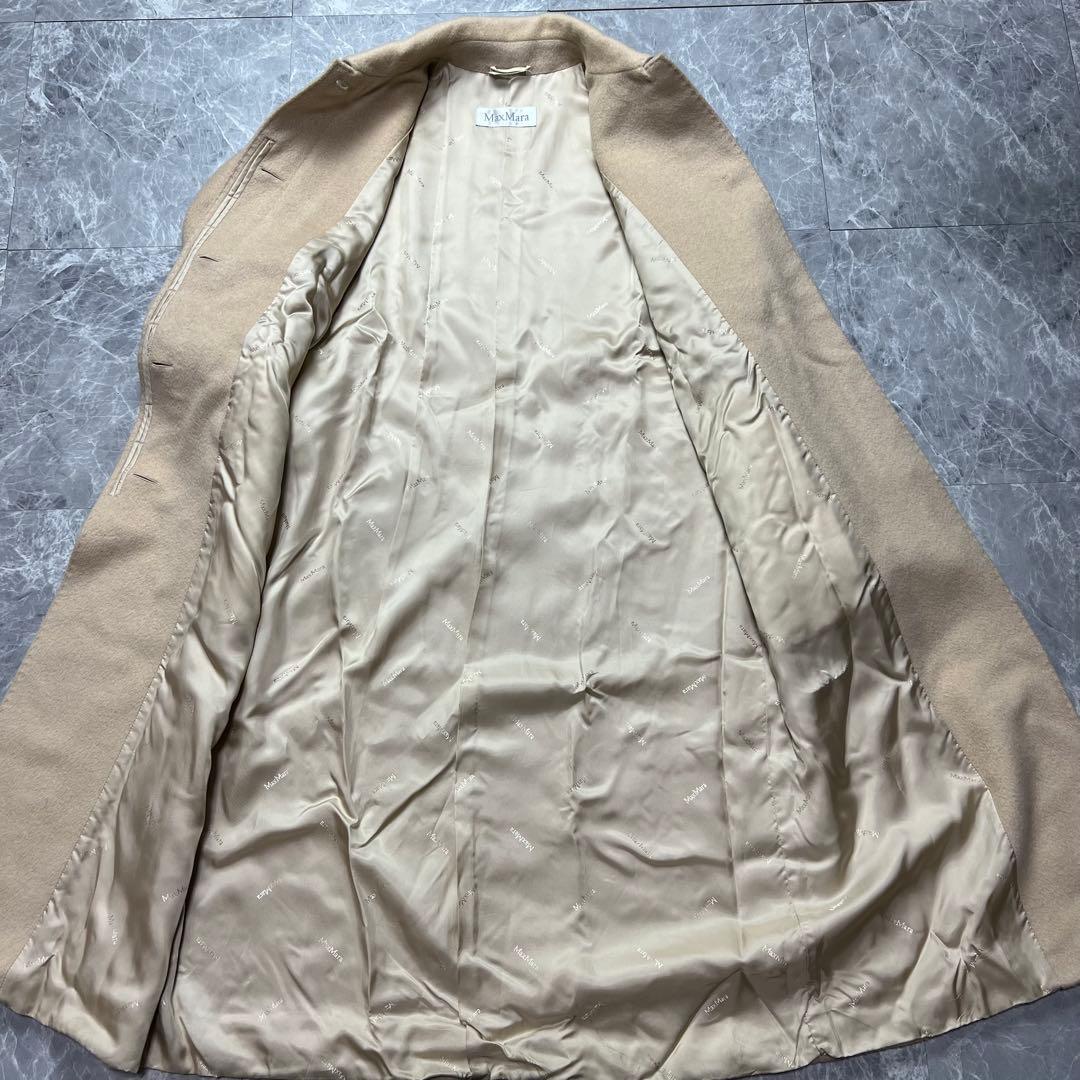 キャメル100%♡マックスマーラ　最高級白タグ　　ロングコート　ベージュ