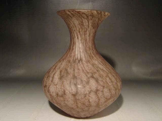 藤田喬平　手吹ガラス花瓶　美しい景色 s528