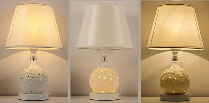 マンチック 簡約 上も下も明るい デスクライト テーブルスタンド ナイトスタンド