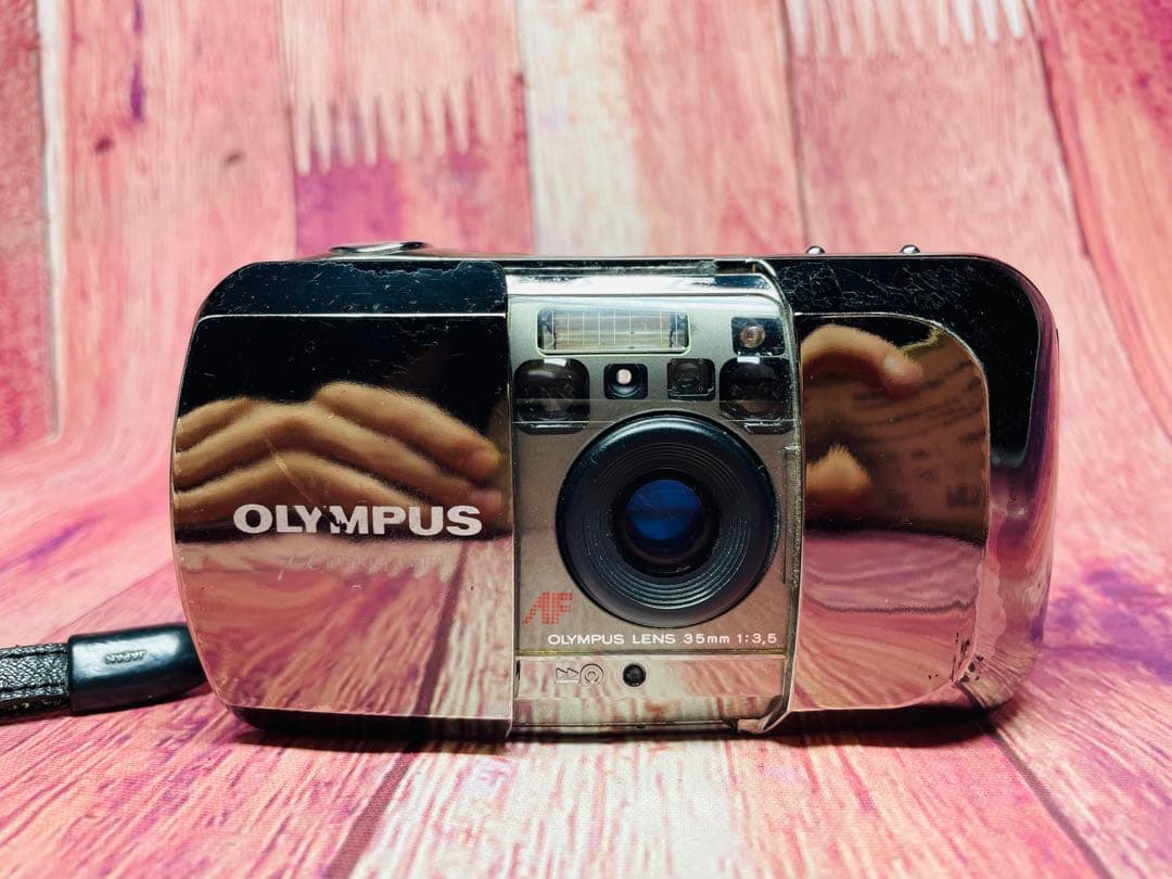 初代 OLYMPUS オリンパス μ mju LIMITED ブラック