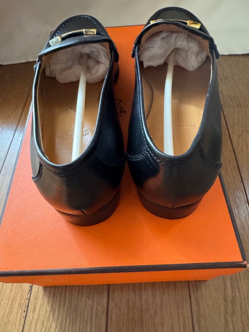 新品未使用　エルメス　コンスタンス ローファー ゴールド金具　35 1/2