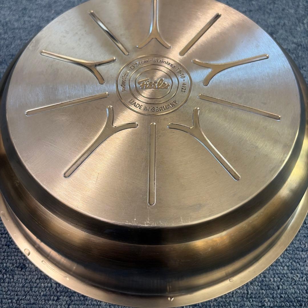 【美品】フィスラー プロフィコレクション フライパン 24cm ノボグリルあり