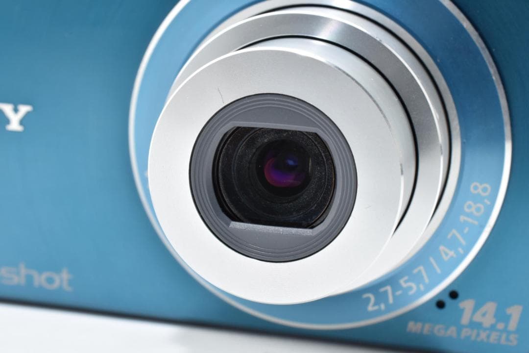 《 美品 》 ソニー　SONY Cyber-shot DSC-W350 ブルー