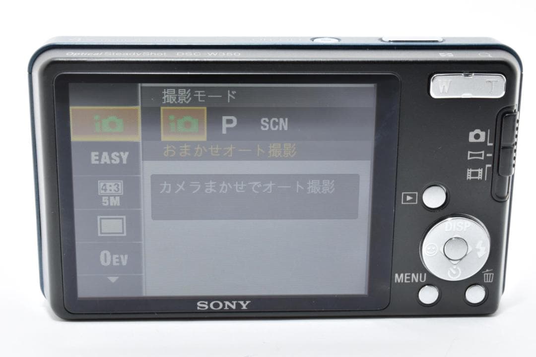 《 美品 》 ソニー　SONY Cyber-shot DSC-W350 ブルー