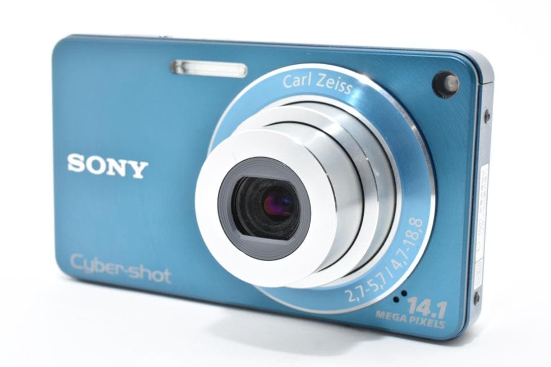 《 美品 》 ソニー　SONY Cyber-shot DSC-W350 ブルー