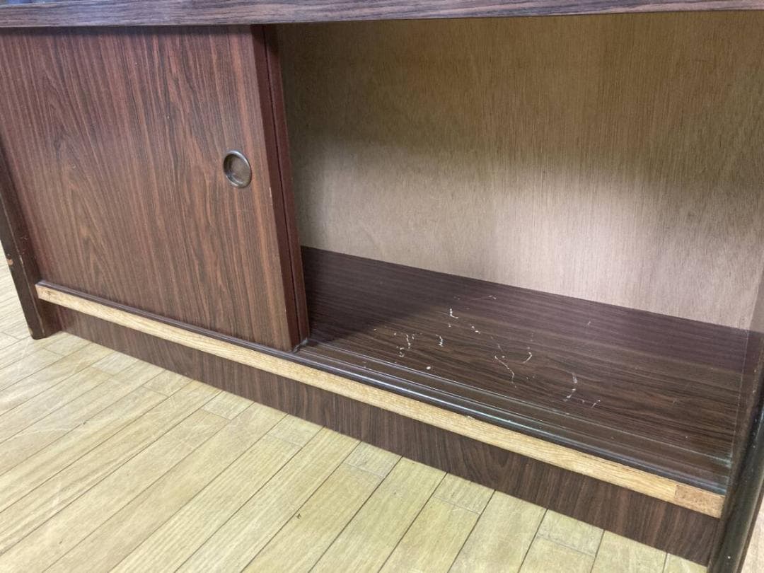 3面ガラス 昭和レトロ おしゃれ 飾り棚 コレクションボックス ショーケース