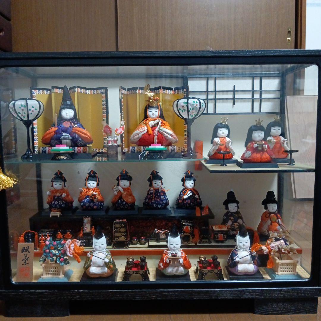 ひな人形　 ガラスケース必要な方　要相談！