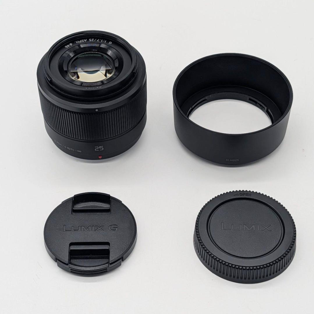 【極美品】Panasonic LUMIX G 25mm F1.7 ASPH.