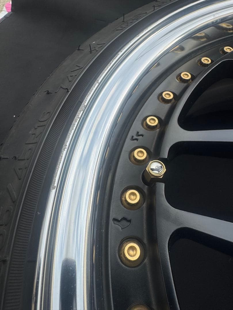 スーパースター　レオンハルト　ゲミュート　マッドブラック　軽　16インチ