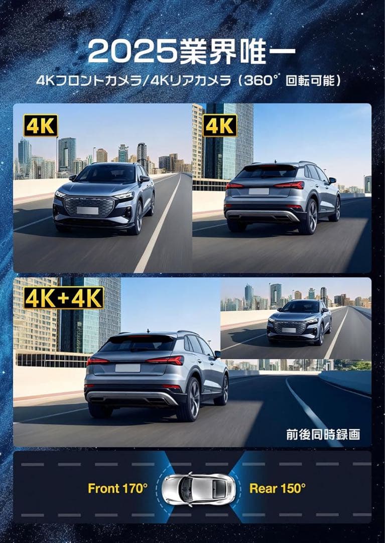 ドライブレコーダー ドラレコ 車 ドライブ 防犯カメラ カメラ 未使用 新品 ♪