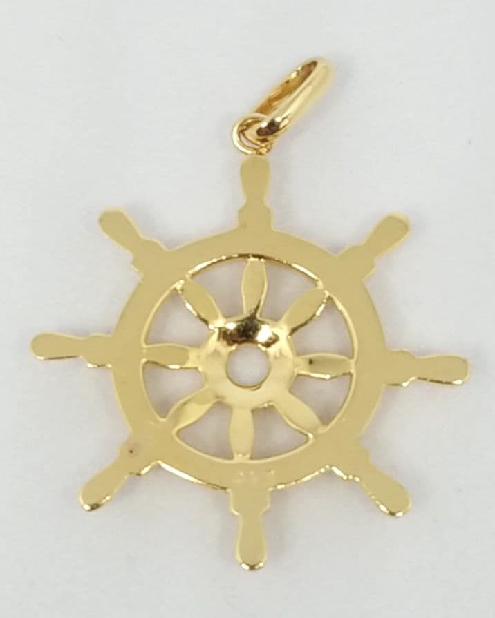 18金(K18)舵型 ペンダントトップ