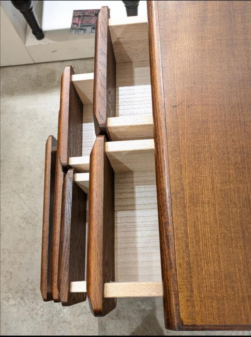 【極美品】 無垢 チェスト マルヨシ 民芸家具 4段6杯 引き出し タンス 収納